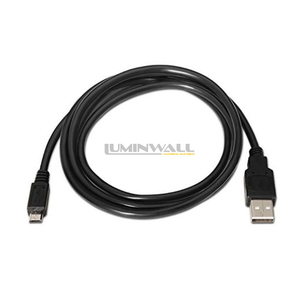 Cabo USB A Macho - Micro USB B Macho (3 mts) NANOCABLE