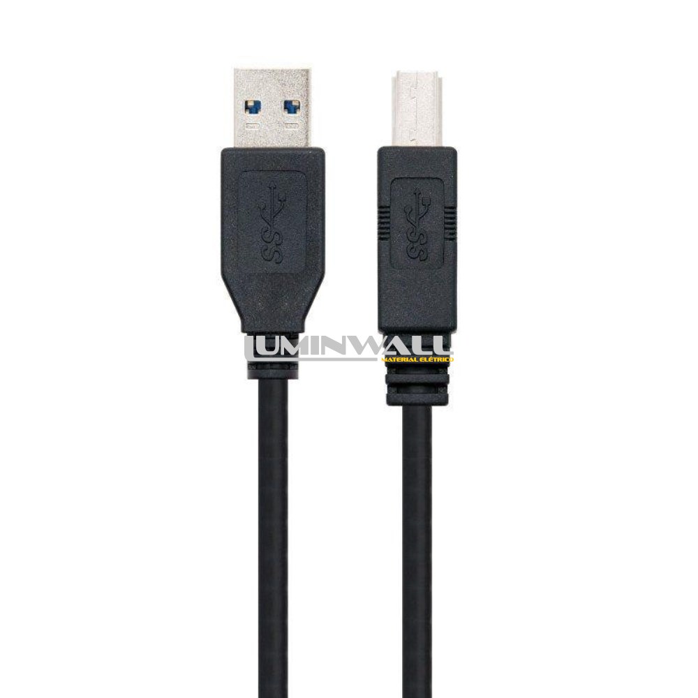 Cabo USB A Macho - USB B Macho (2 mts) NANOCABLE