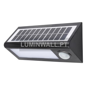 Aplique LED Solar com Sensor 2W