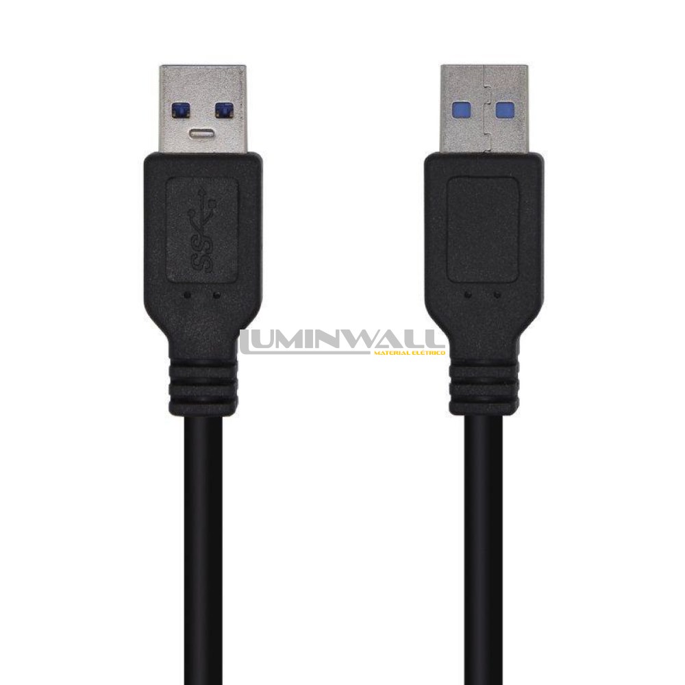 Cabo USB 3.0 A Macho - USB 3.0 A Macho (1 metro) AISENS
