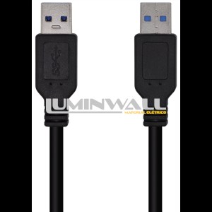 Cabo USB 3.0 A Macho - USB 3.0 A Macho (3 mts) AISENS