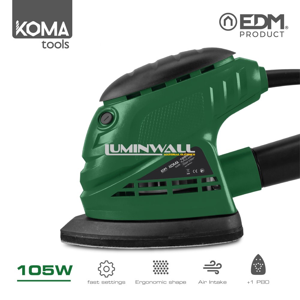 LIXADORA TIPO MOUSE 105W KOMA TOOLS