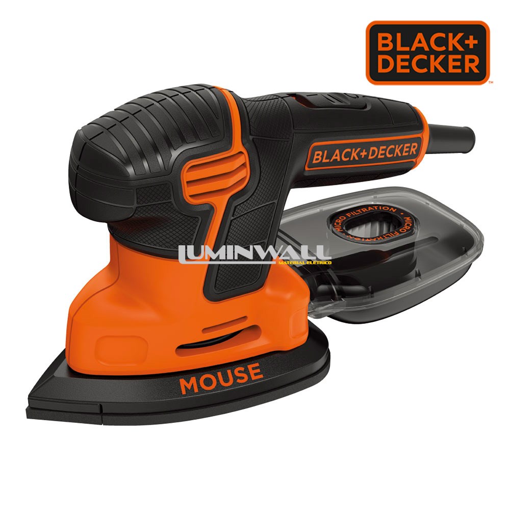 Lixadora de Detalhe MOUSE® 120W KA2000-QS BLACK+DECKER